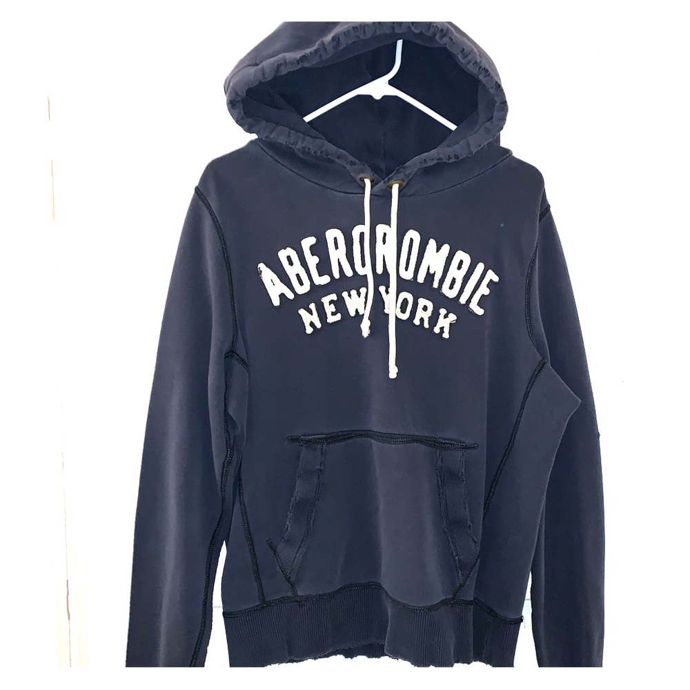 Abercrombie and Fitch Navy Blue Hoodie